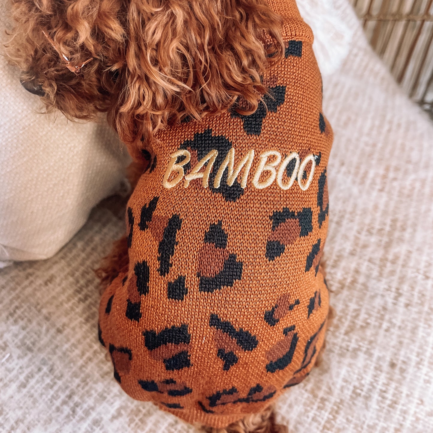 Dawson Personalised Dog Cardigan