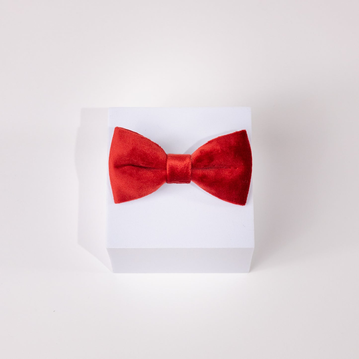 Sadie Luxury Red Velvet Bow Tie