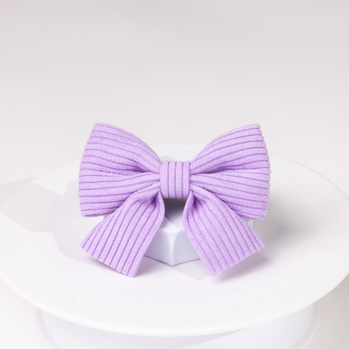 Kelsey Purple Corduroy Collar Set