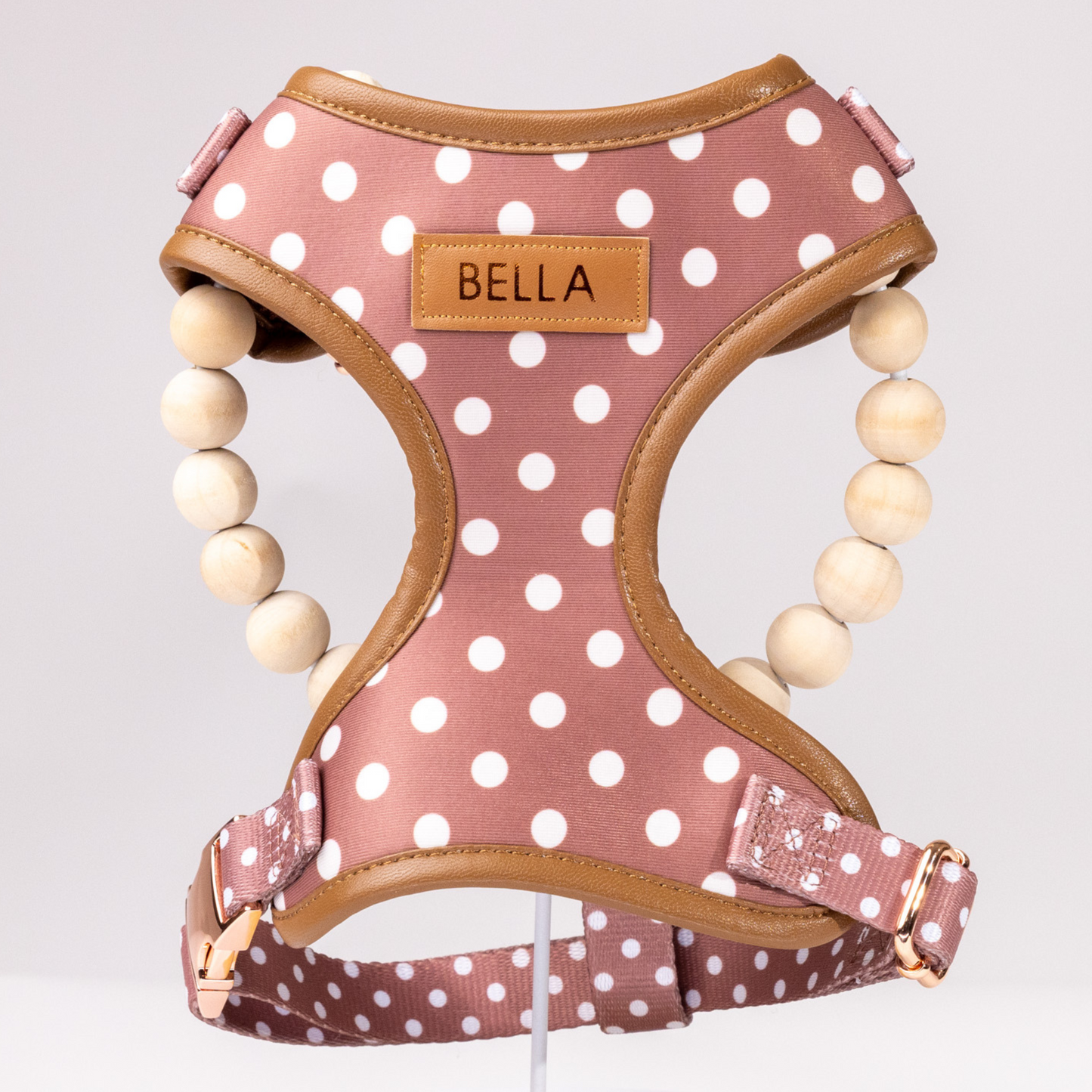 Brantley Polka Dot Personalized Harness Set