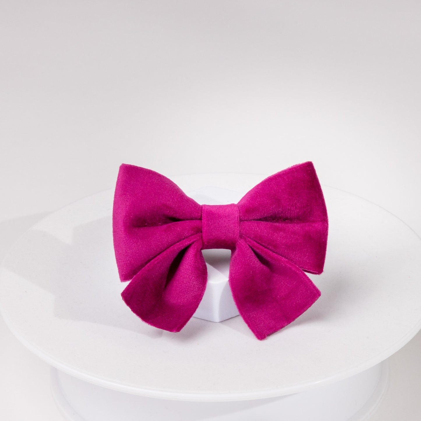 Layla Luxury Fuchsia Velvet Collar Set