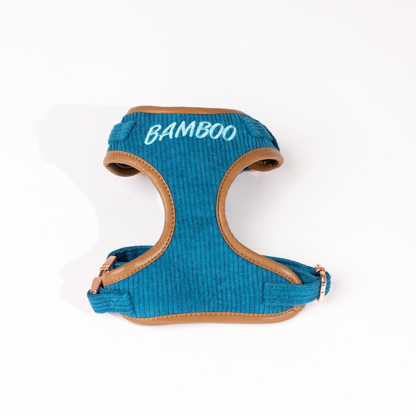 Barkley Blue Corduroy Luxury Harness