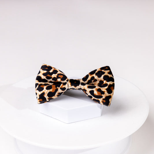 Presley Luxury Leopard Bow Tie