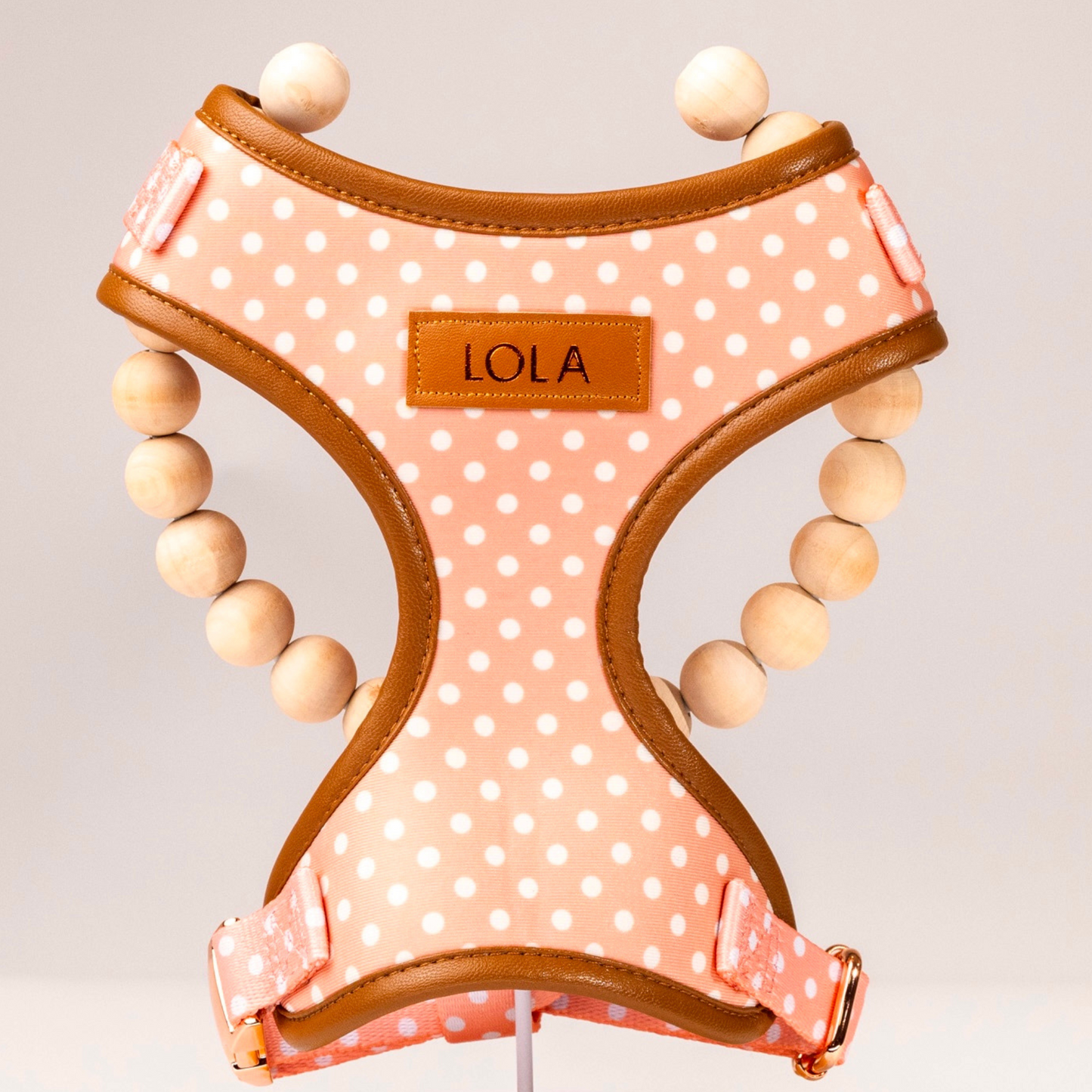 Melody Polka Dot Personalised Harness Set