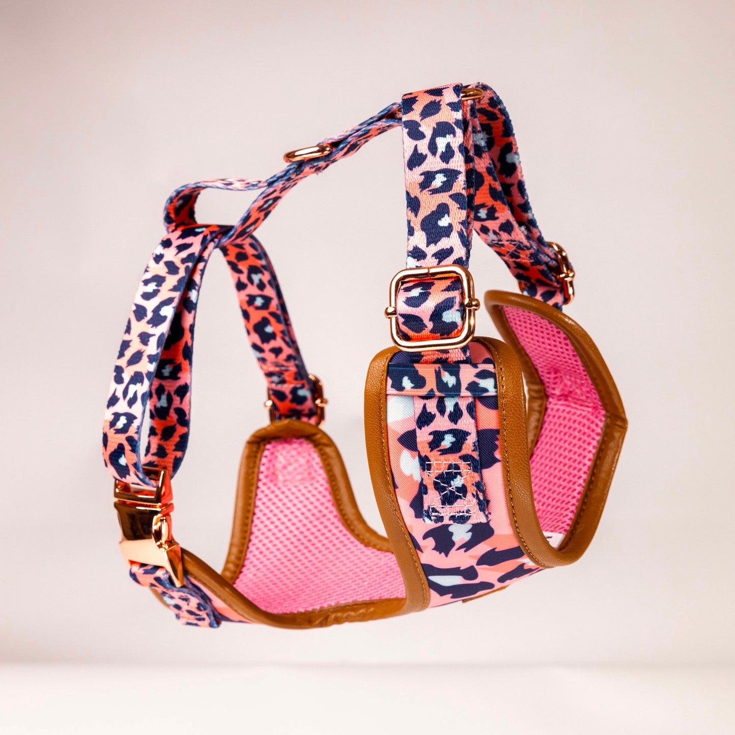 Penelope Pink Leopard Print Harness