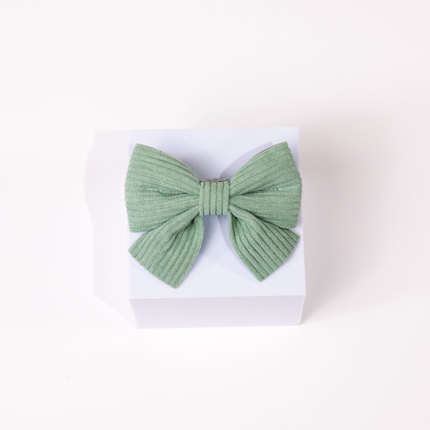 Luxury Keaton Luxury Green Corduroy Sailor Bow Tie