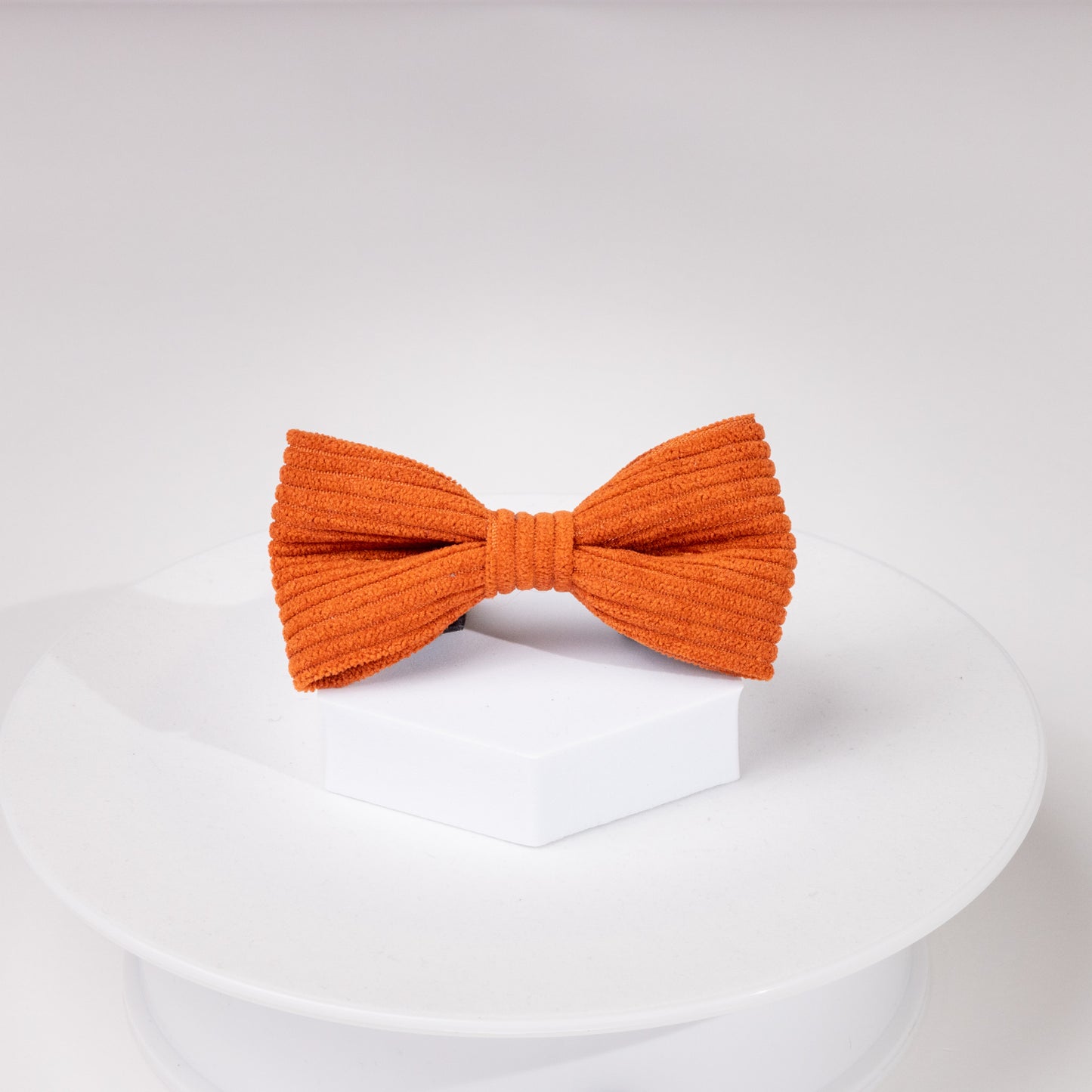 Hadley Luxury Rusty Orange Corduroy Collar Set